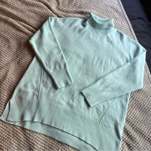 Mint Green Turtleneck Sweater